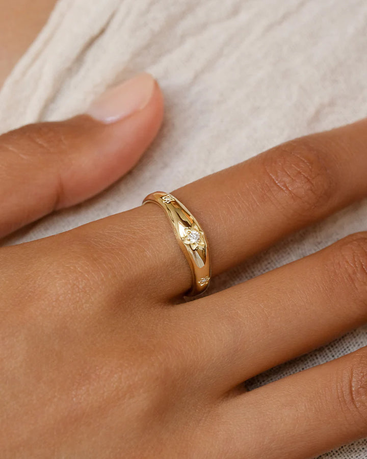 By Charlotte Align Your Soul Ring - 18k Gold Vermeil