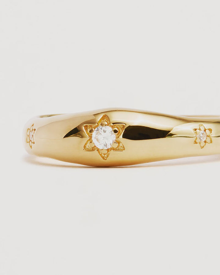 By Charlotte Align Your Soul Ring - 18k Gold Vermeil