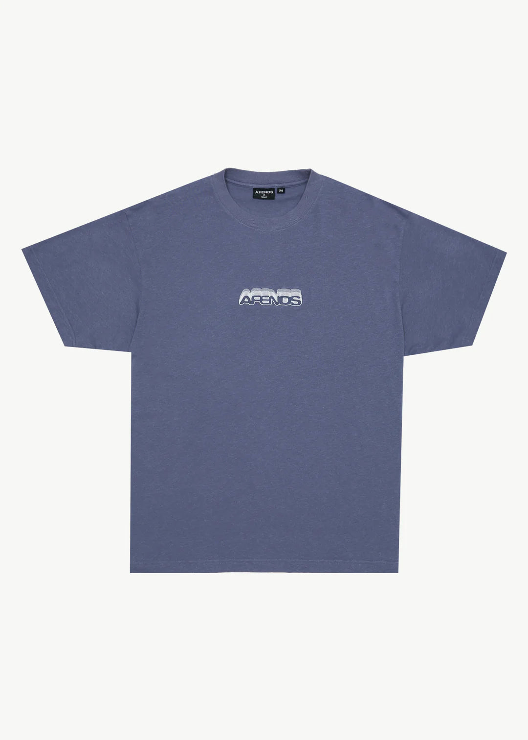 Afends Repeat Me Hemp Boxy Fit Tee - Marlin