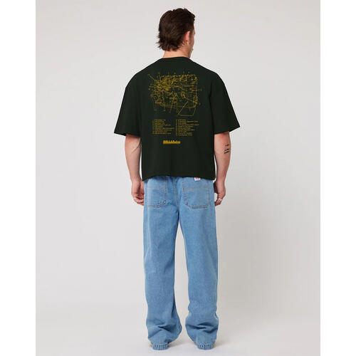 Rolla's Big Shift Tee - Chop - Washed Black