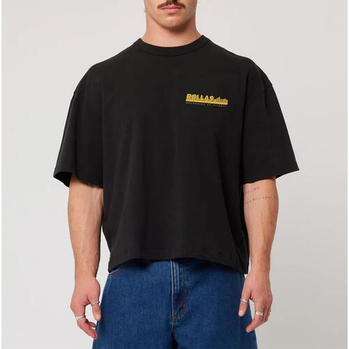 Rolla's Big Shift Tee - Chop - Washed Black