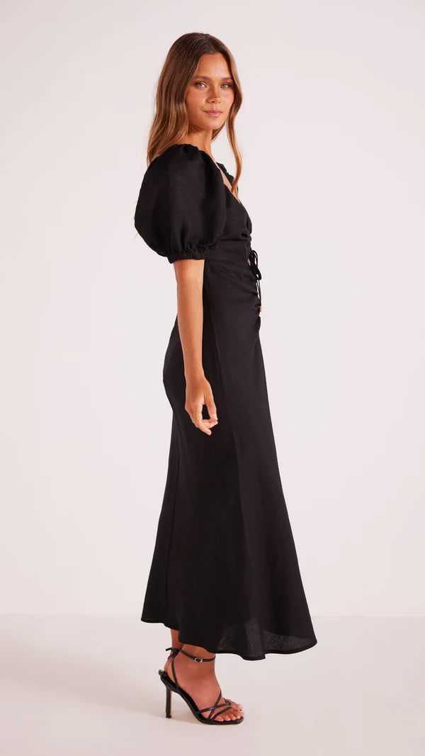 Minkpink Sadira Midi Dress - Black