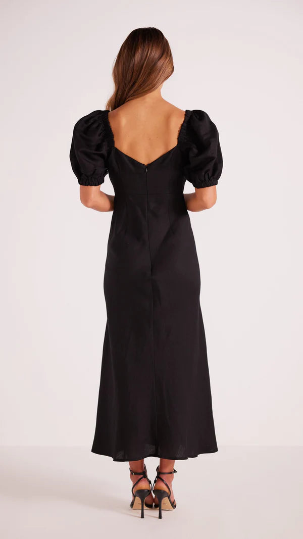 Minkpink Sadira Midi Dress - Black