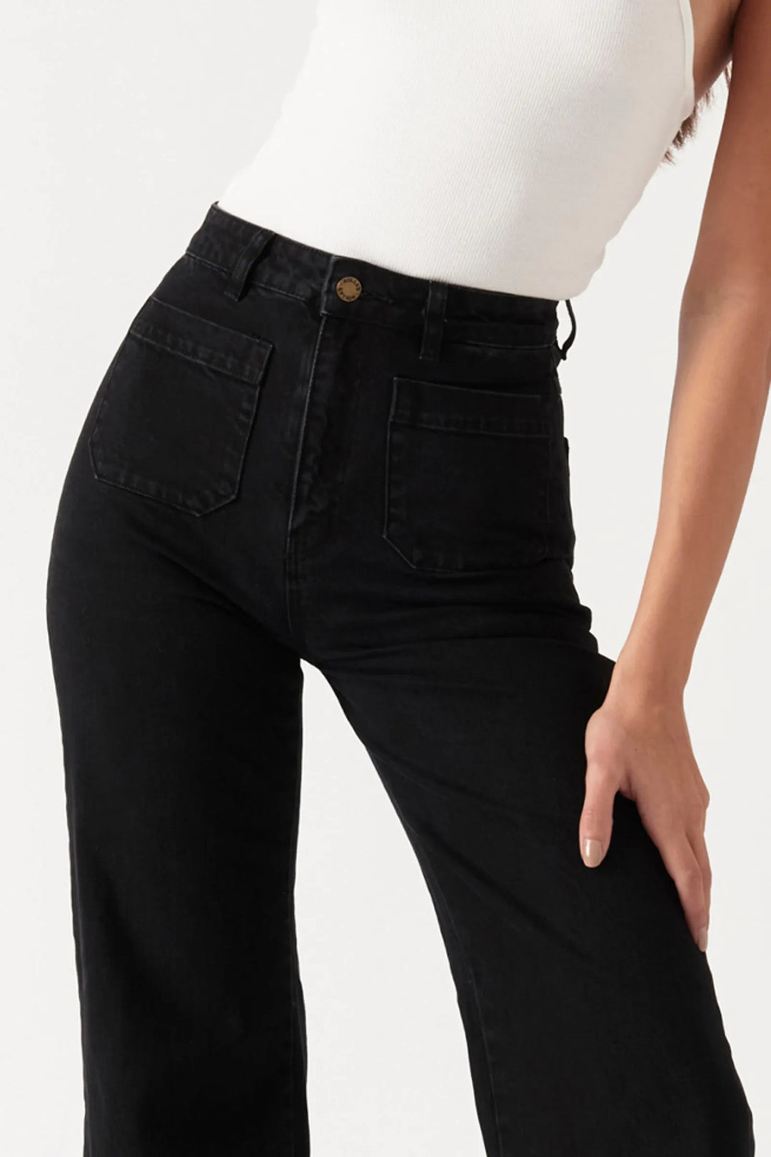 Rolla's Sailor Jean Long - Rinse Black