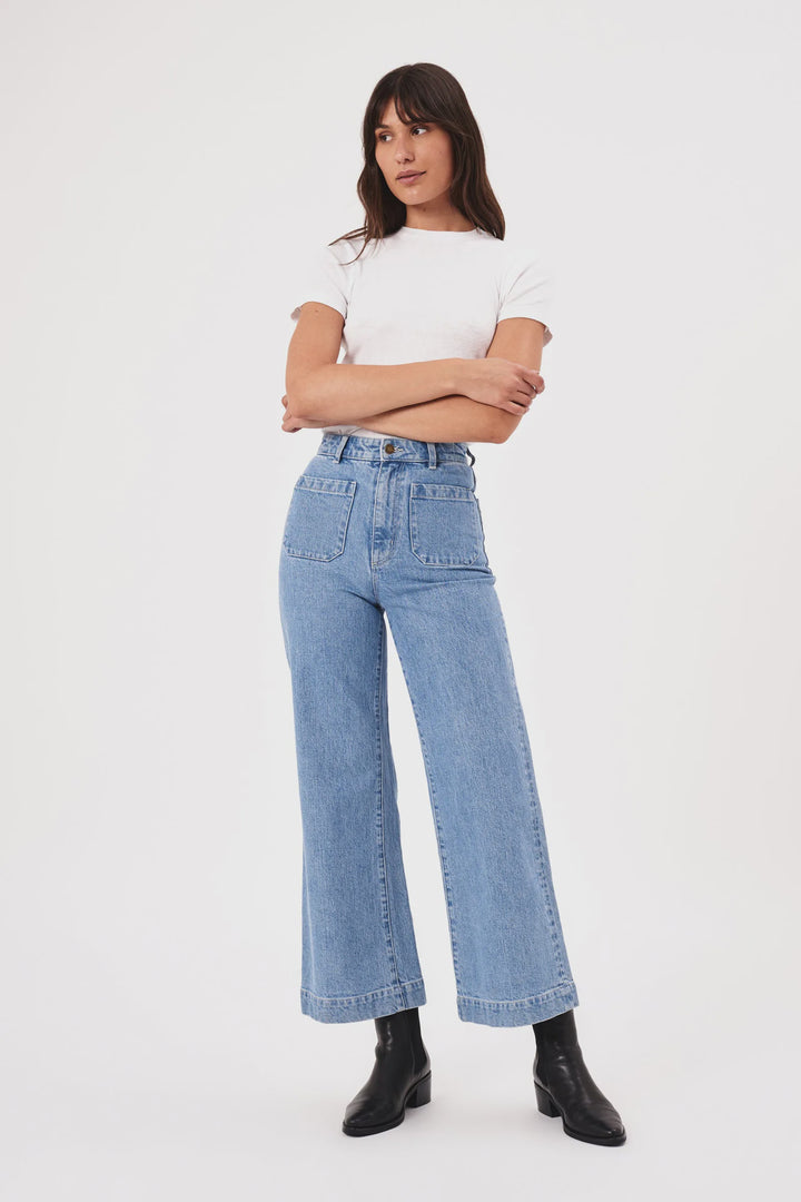 Rolla's Sailor Jean - Lily Blue Mid Blue