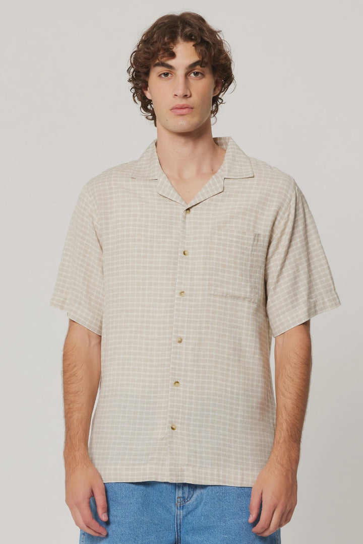 Rolla's Bowler Check Shirt - Natural Check