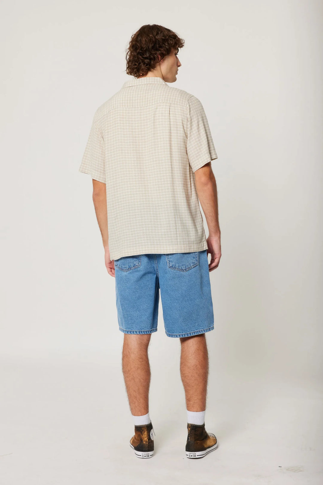 Rolla's Bowler Check Shirt - Natural Check