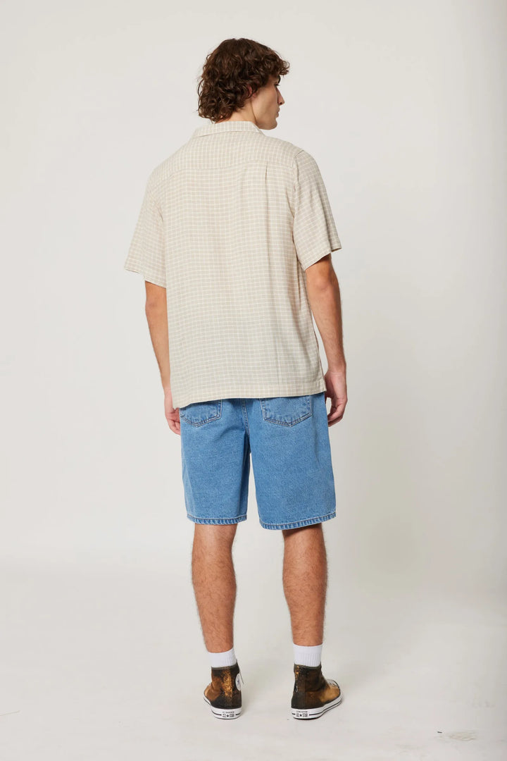 Rolla's Bowler Check Shirt - Natural Check