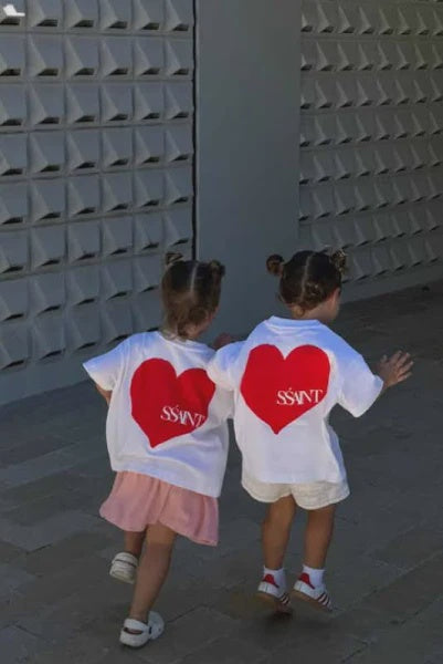 SŚAINT Kids Red Heart Tee