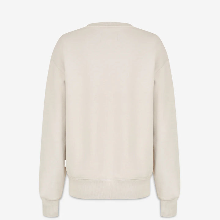 Status Anxiety Could Be Nice Crew Neck Jumper - Dove Grey