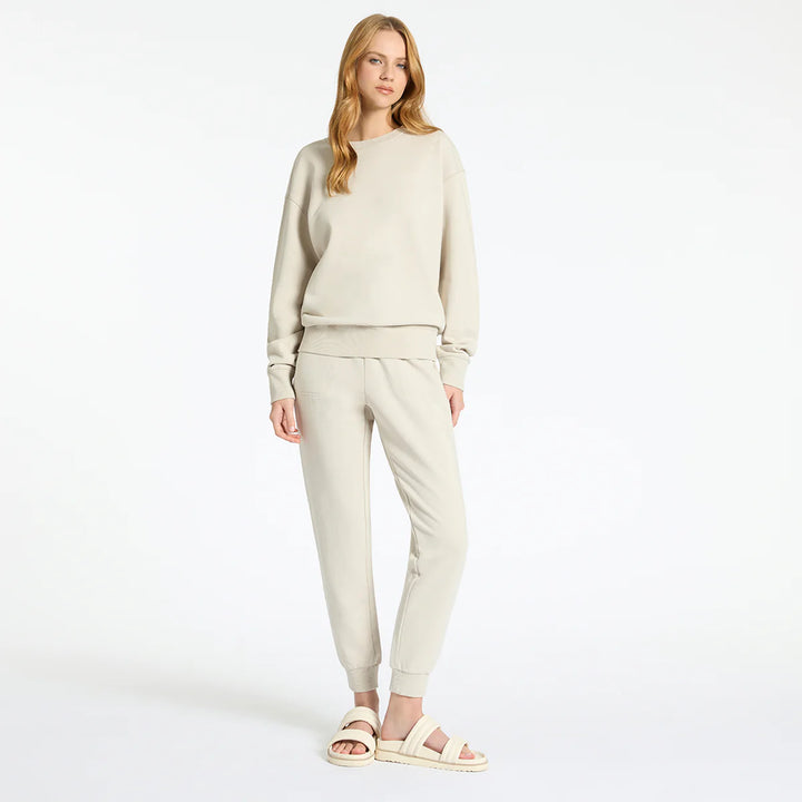 Status Anxiety As You Wake Trackpant - Dove Grey