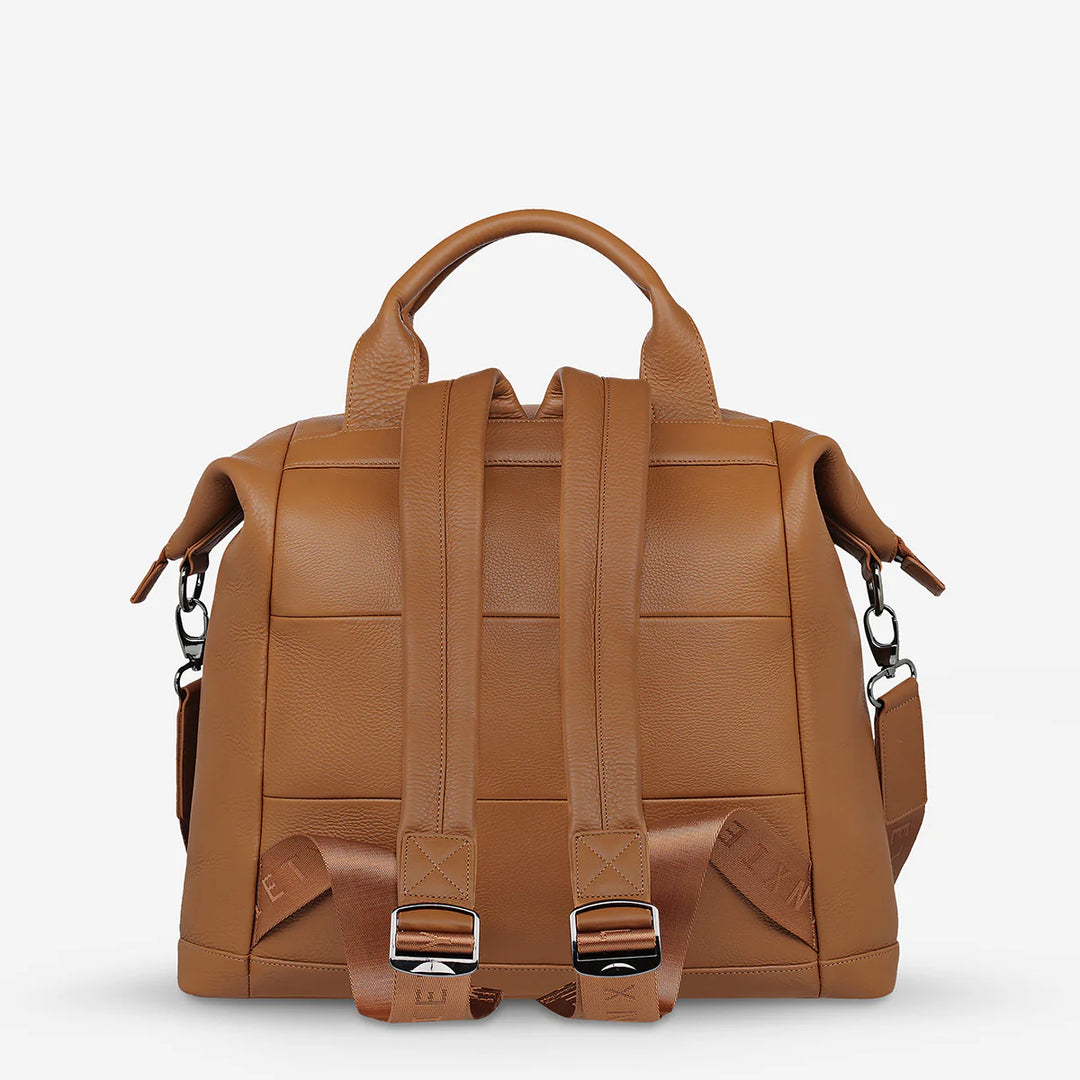 Status Anxiety Comes In Waves Backpack - Camel
