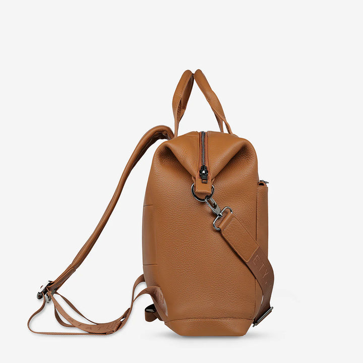Status Anxiety Comes In Waves Backpack - Camel