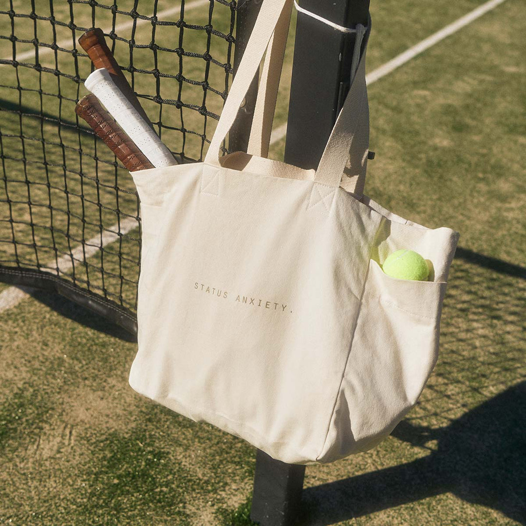 Status Anxiety Knees Deep Oversized Tote - Cream