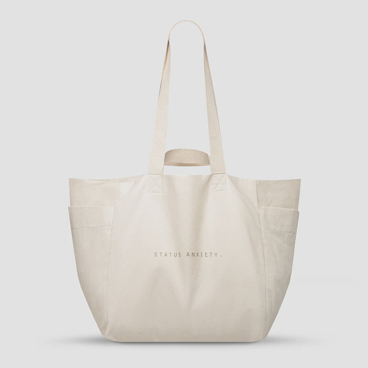 Status Anxiety Knees Deep Oversized Tote - Cream