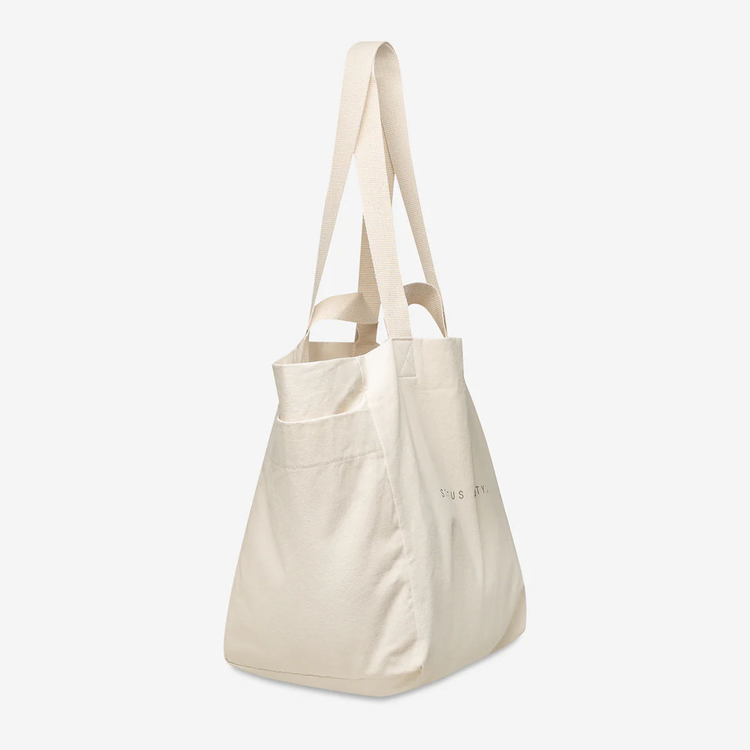 Status Anxiety Knees Deep Oversized Tote - Cream