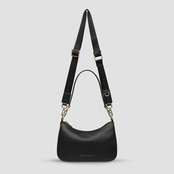 Status Anxiety Look Both Ways Bag- Black/Brushed Gold