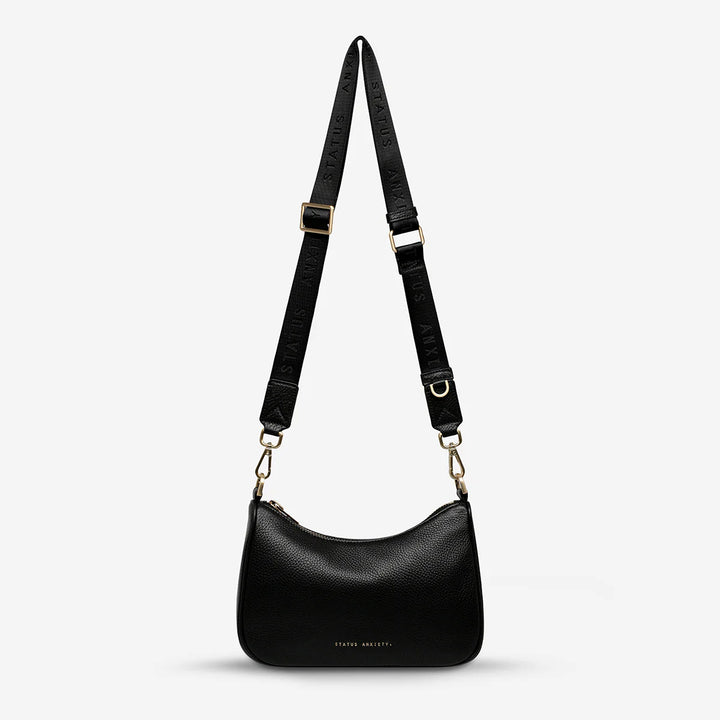 Status Anxiety Look Both Ways Bag- Black/Brushed Gold