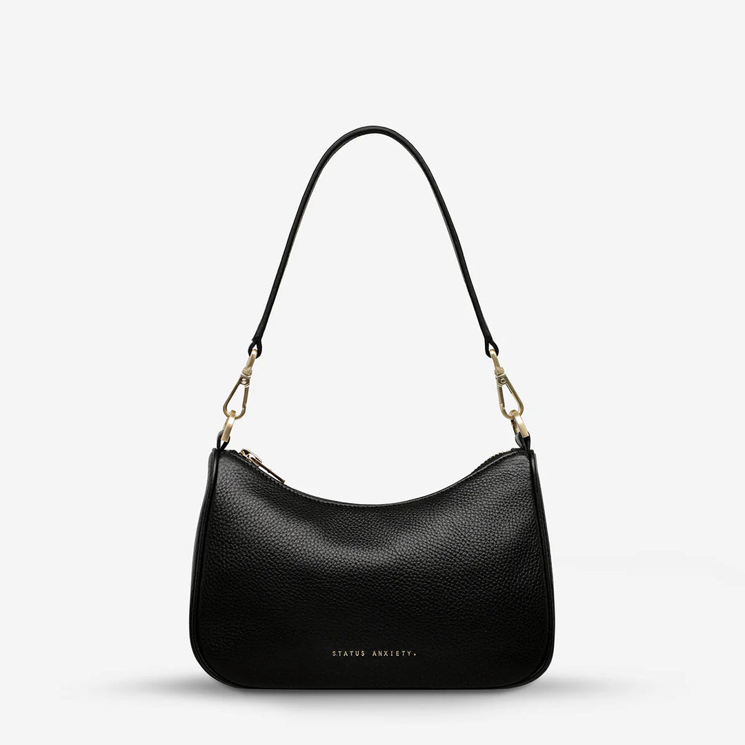 Status Anxiety Look Both Ways Bag- Black/Brushed Gold