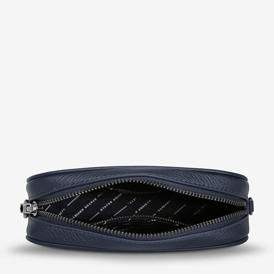 Status Anxiety Crossbody Plunder Bag Dual Strap - Midnight Blue