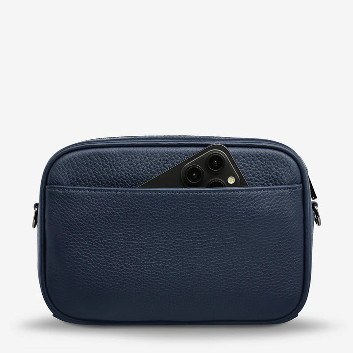 Status Anxiety Crossbody Plunder Bag Dual Strap - Midnight Blue