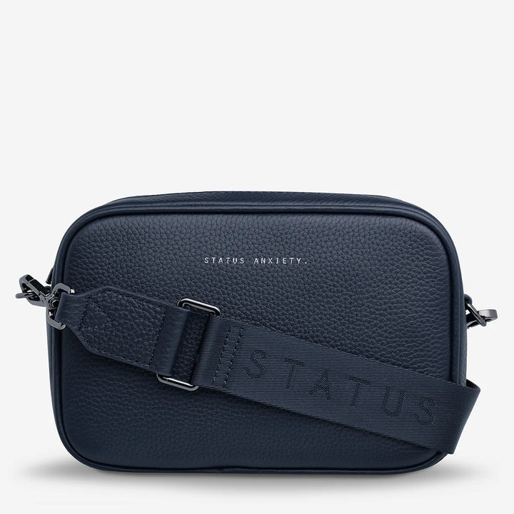 Status Anxiety Crossbody Plunder Bag Dual Strap - Midnight Blue