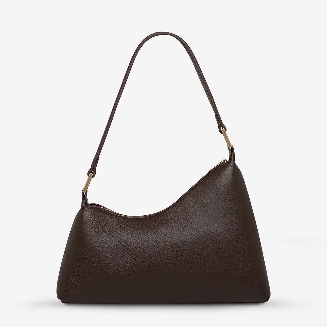 Status Anxiety Reverie Bag-Cocoa Brushed Gold