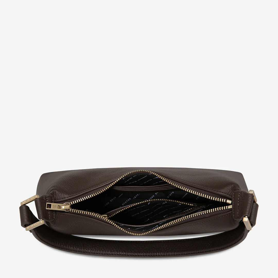 Status Anxiety Reverie Bag-Cocoa Brushed Gold