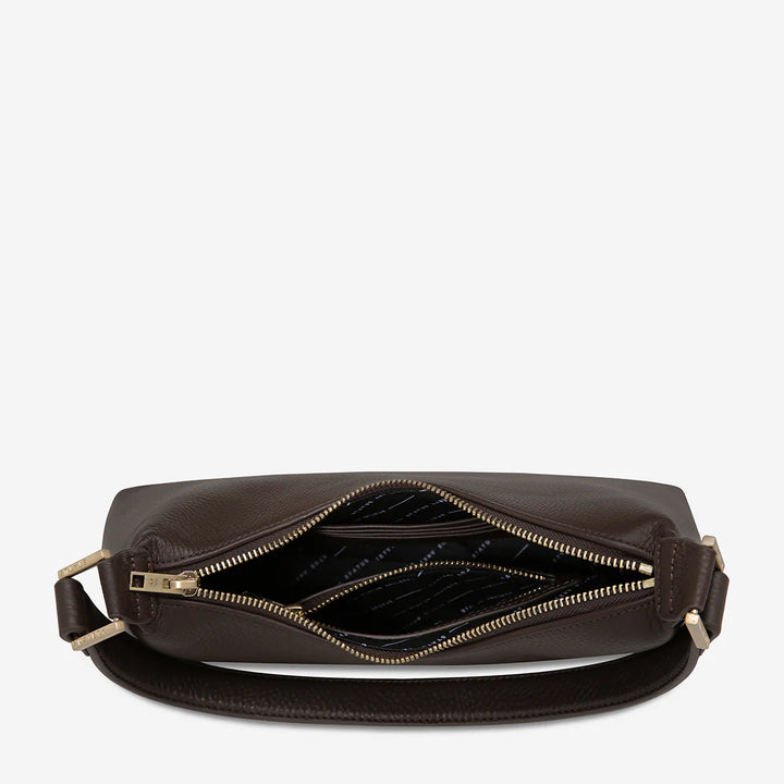 Status Anxiety Reverie Bag-Cocoa Brushed Gold