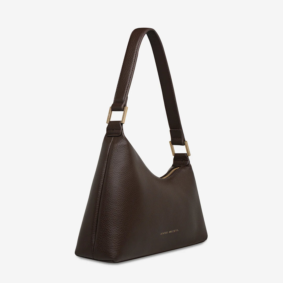 Status Anxiety Reverie Bag-Cocoa Brushed Gold