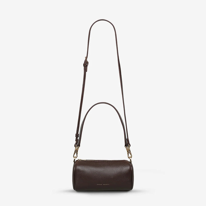 Status Anxiety Sunblind Bag - Cocoa/Brushed Gold