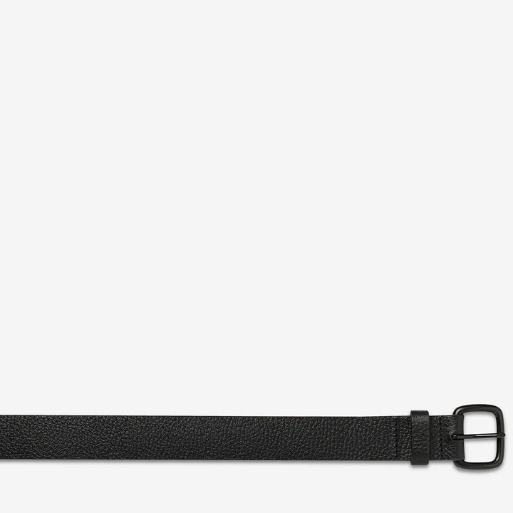 Status Anxiety Ease Up Belt - Black/Black