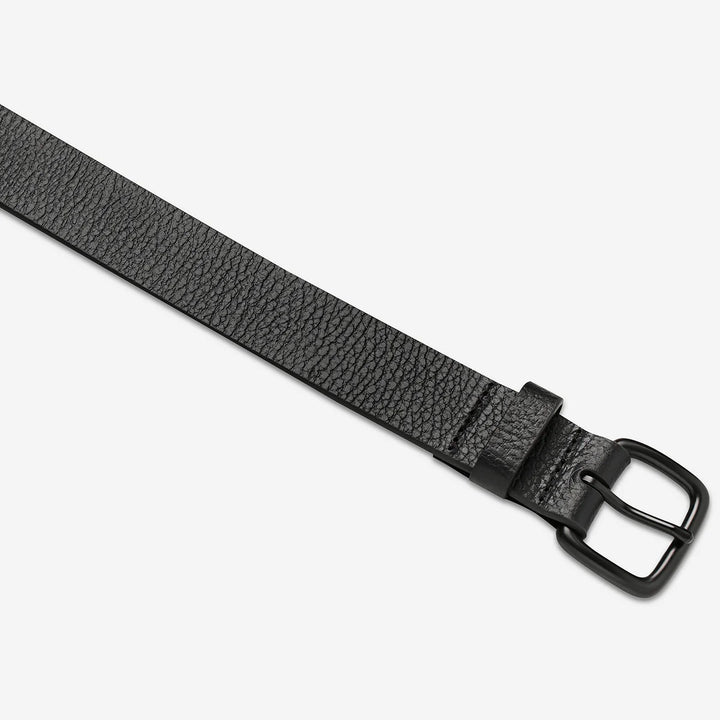 Status Anxiety Ease Up Belt - Black/Black