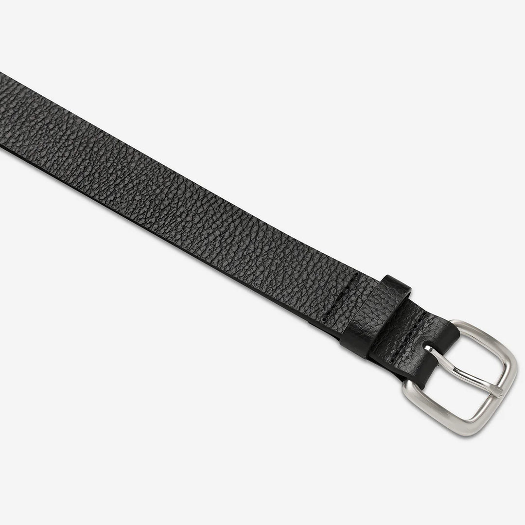 Status Anxiety Ease Up Belt - Black/Silver