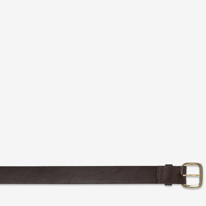 Status Anxiety Ease Up Belt - Choc/Gold