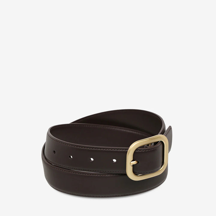 Status Anxiety Falling Quiet - Choc Nappa/Gold