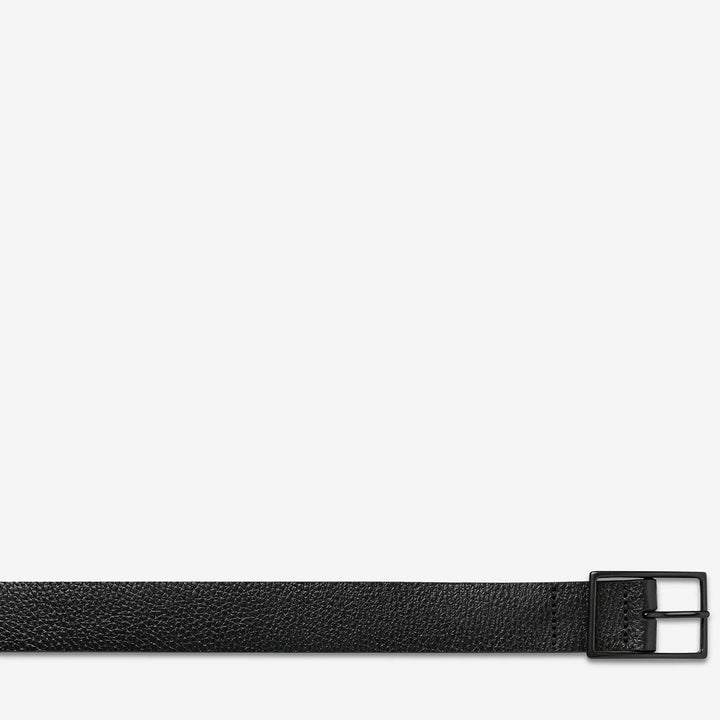 Status Anxiety Gettng Real Belt - Black/Black