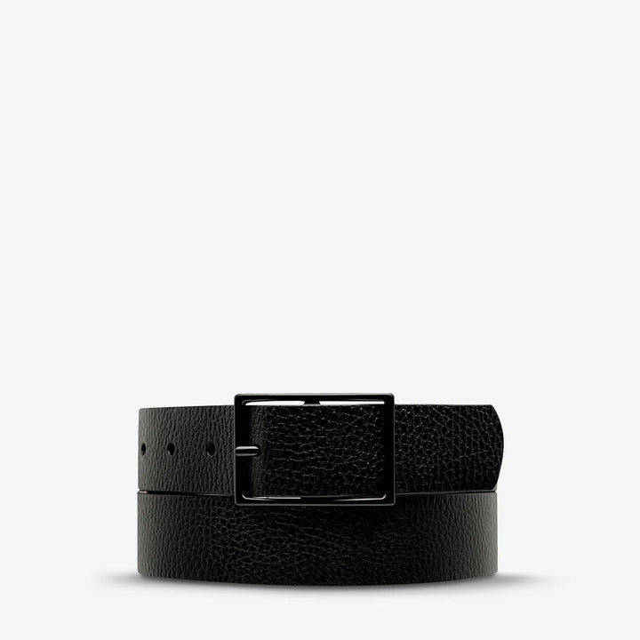 Status Anxiety Gettng Real Belt - Black/Black