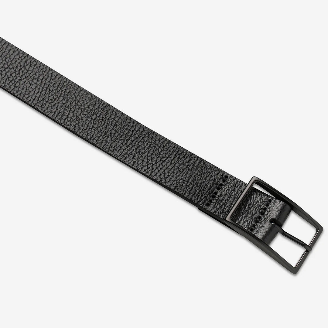 Status Anxiety Gettng Real Belt - Black/Black