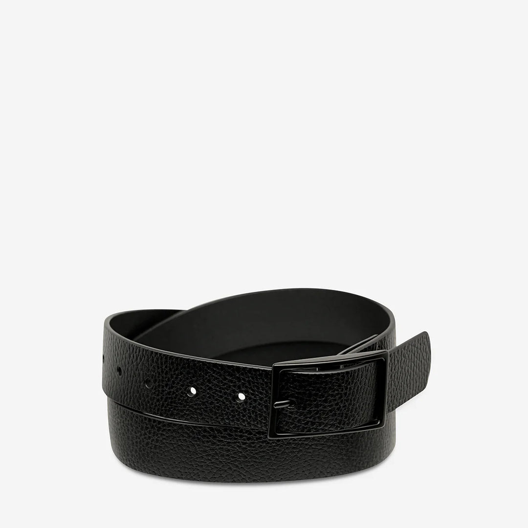 Status Anxiety Gettng Real Belt - Black/Black