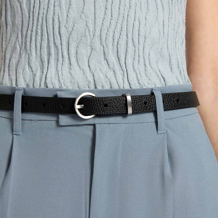 Status Anxiety Happens All The Time Belt - Black/Silver