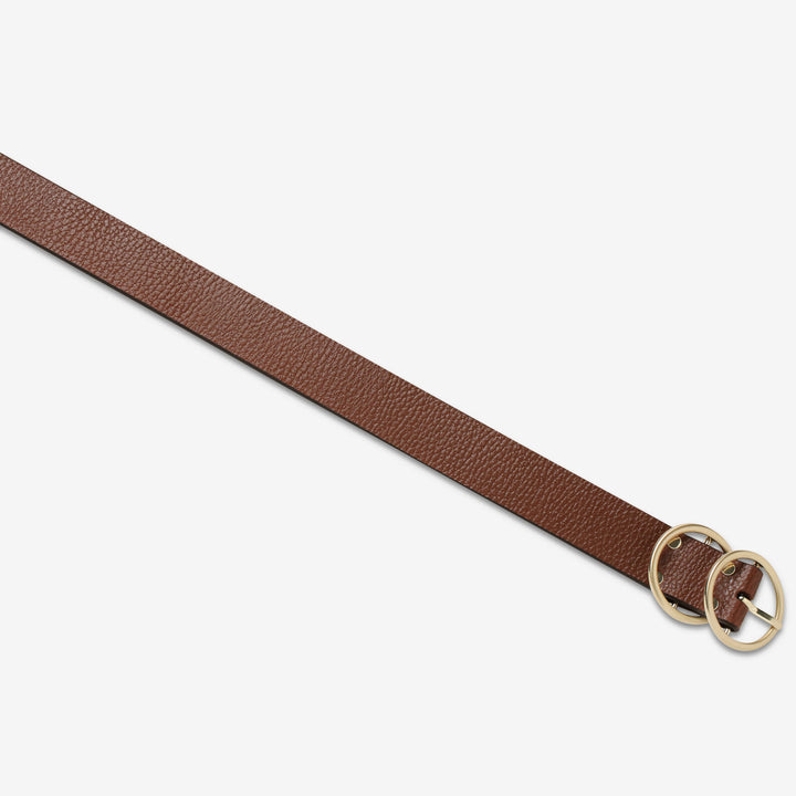 Status Anxiety Mislaid Belt - Tan/Gold