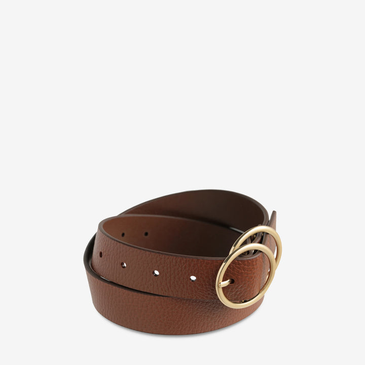 Status Anxiety Mislaid Belt - Tan/Gold