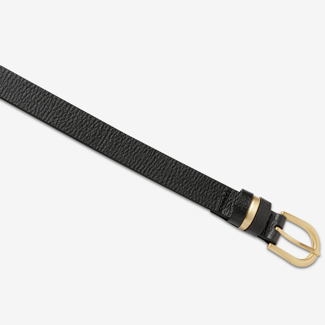 Status Anxiety Over And Over Belt - Black/Gold