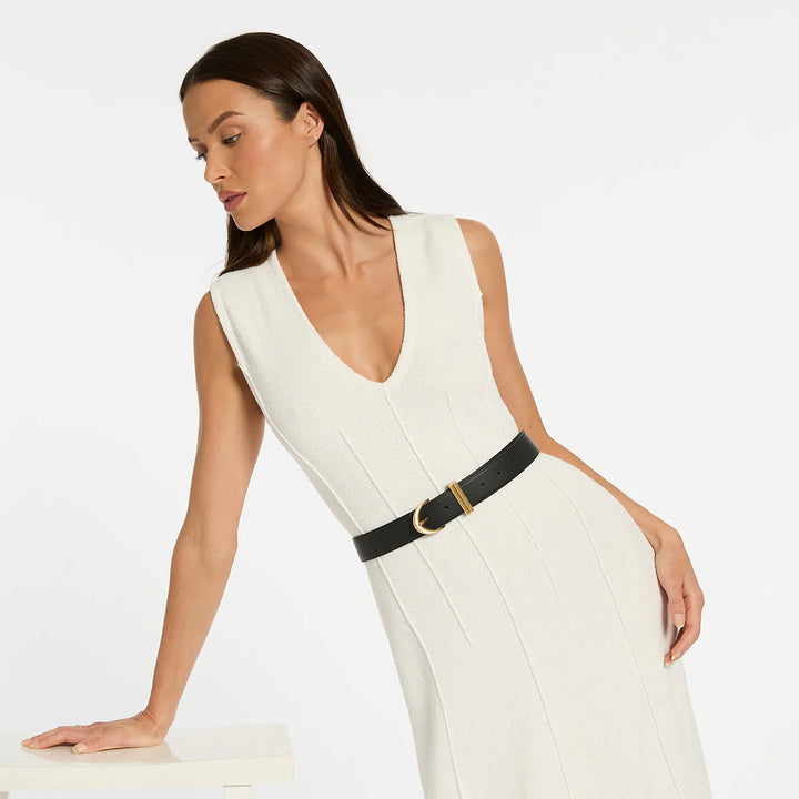 Status Anxiety Under Your Spell Belt- Black Nappa/Gold