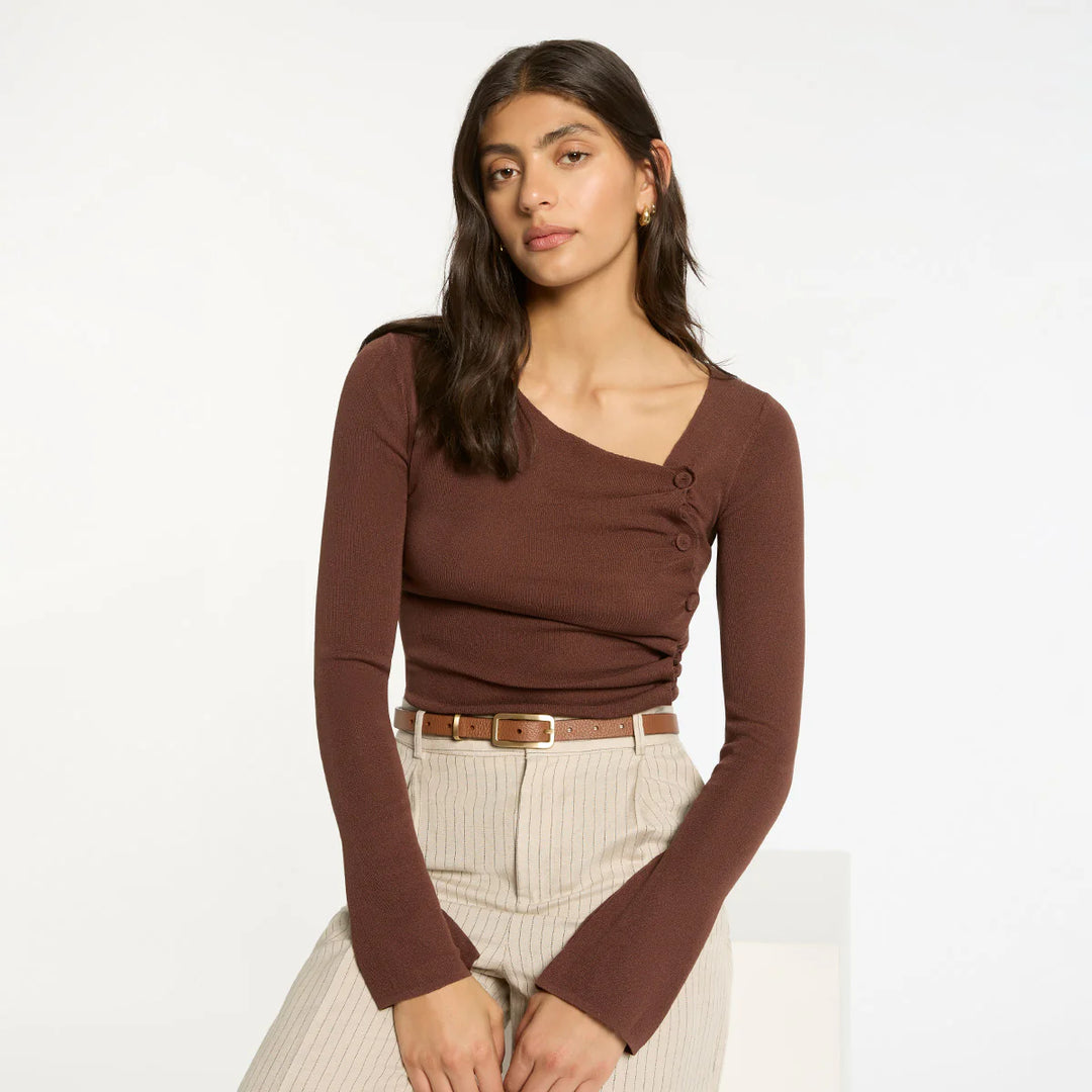 Status Anxiety Muse Leather Belt - Tan/Gold