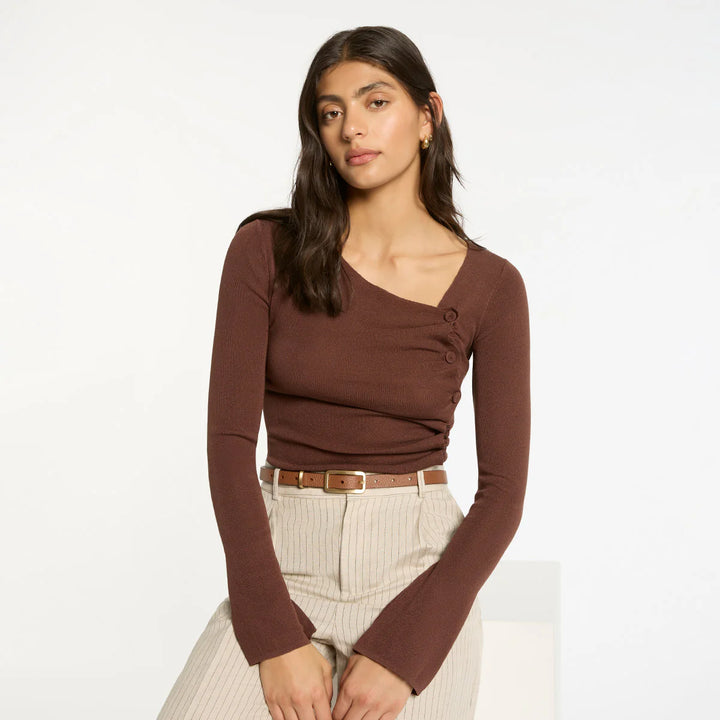 Status Anxiety Muse Leather Belt - Tan/Gold