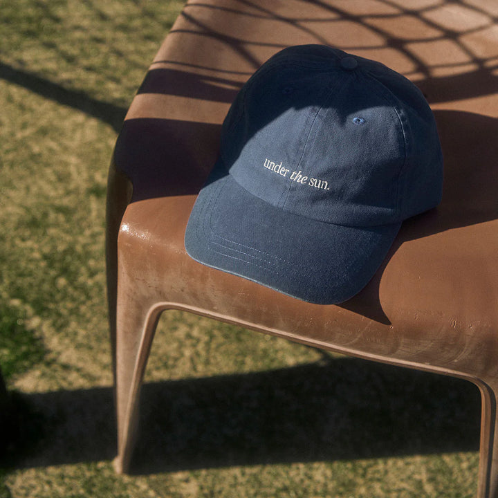 Status Anxiety Under The Sun Logo Cap - French Blue