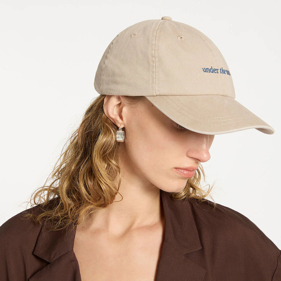 Status Anxiety Under The Sun Logo Cap - Mushroom