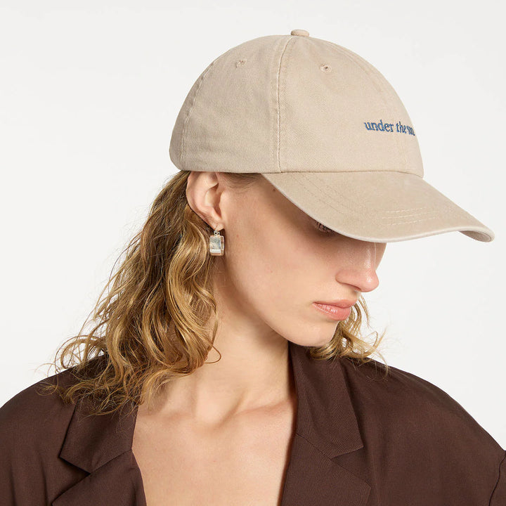 Status Anxiety Under The Sun Logo Cap - Mushroom